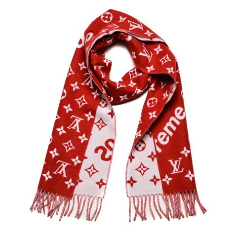 supreme x louis vuitton scarf